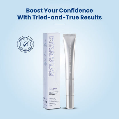 TurmSkin Anti-Falten Augencreme mit elektronischer Massagefunktion